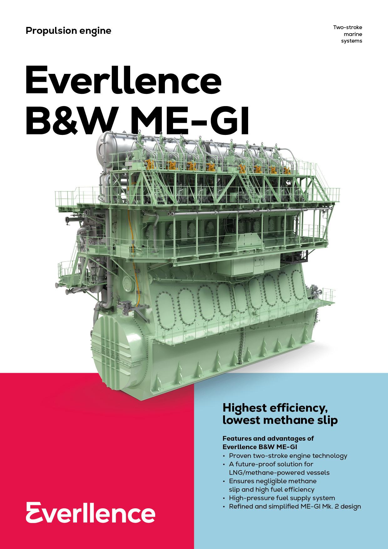 Everllence B&W ME-GI Propulsion Engine